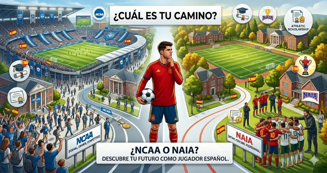 NCAA vs NAIA: cuál es mejor para un deportista español (y por qué la respuesta no es la que esperas)